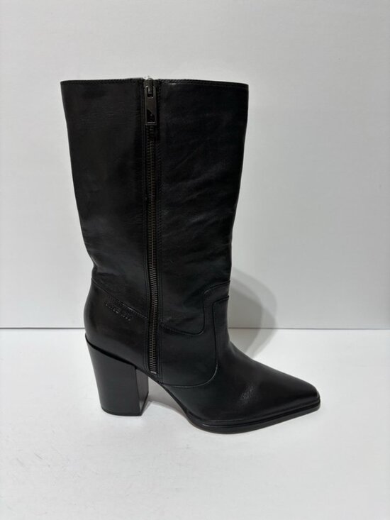 Franco Sarto Shoes - Franco Sarto Women’s Jaxon Black Leather Boots, Size 8.5 M